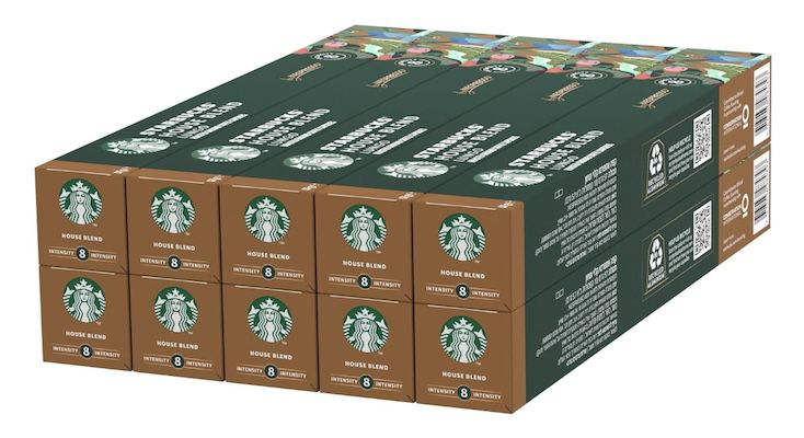 starbucks house blend kaffeekapseln 100x für nespresso ab 33,56 euro