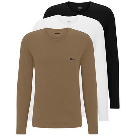 bOSS longsleeve unterhemden 3er pack ab 36,63 euro statt 50 euro