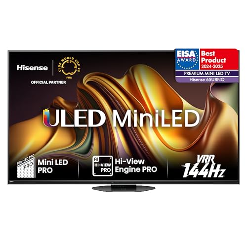 hisense 65U8NQ 65 zoll uhd fernseher 120 hz für 948,74 euro statt 1.204 euro