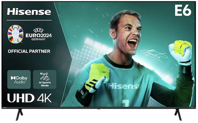 hisense 85e6nt fernseher 85 zoll zum preis von 849,99 statt 1.176