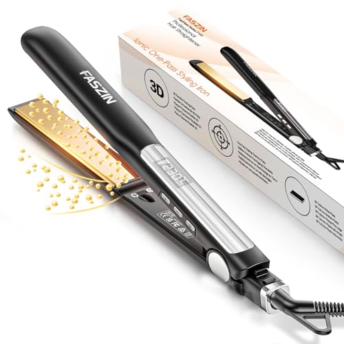 faszin glätteisen locken und glätten 2 in 1 titanplatten schnellaufheizung 130C-230C