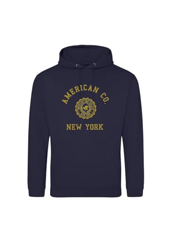 Produktbild: unisex kids kapuzenpullover american college usa für jungen und mädchen, blau, 16 jahre