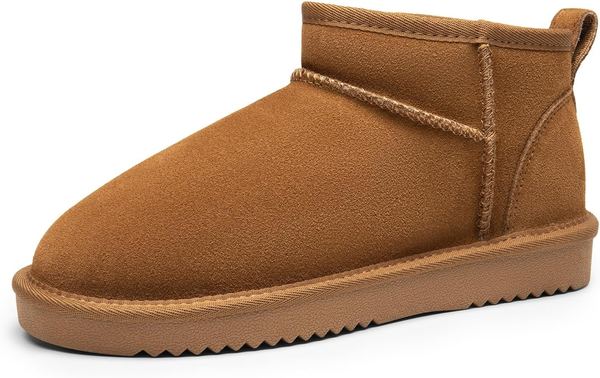 DREAM PAIRS Stiefeletten Damen Winterstiefel Chestnut Größe 39