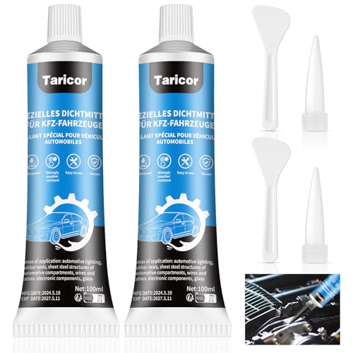 taricor karosseriekleber schwarz 2x100ml scheibenkleber dichtmasse hochtemperatur silikon