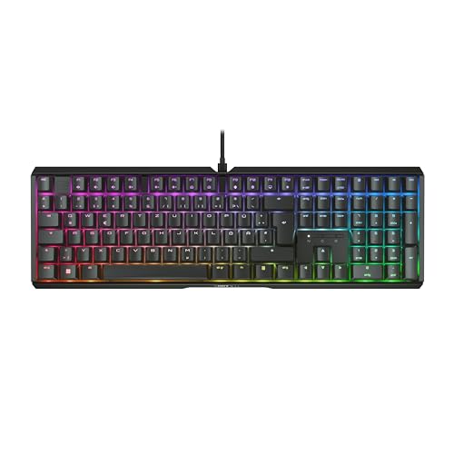 CHERRY XTRFY MX 3.1 Mechanische Gaming-Tastatur, QWERTZ, RGB, MX2A BROWN, Schwarz