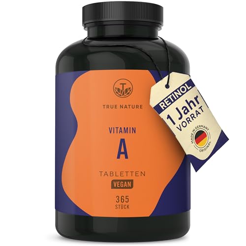 Vitamin A 3.000 g hochdosiert - 365 Tabletten von Prime Spar-Abo