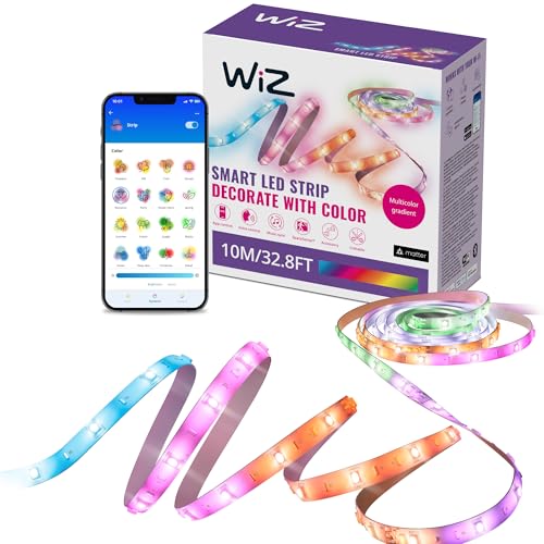 wiz rgbic led lightstrip 10 m 16 mio farben und weißtöne