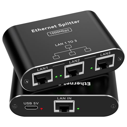 PVBCTCSID lan splitter 1000mbps netzwerk switch, 5 ports, ethernet adapter