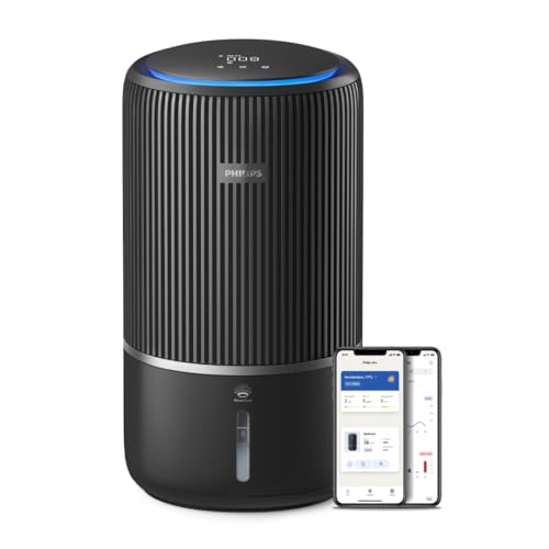 philips 3400 series luftreiniger und luftbefeuchter, hepa-filter, 300 m/h für 78 m