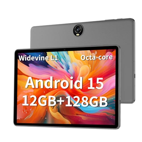tablet 11 zoll android 14 tuohaitime 12 gb ram 128 gb rom octa-core gps wlan schwarz