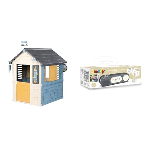 smoby 4 jahreszeiten spielhaus 103x122x143 cm mit elektronischer türklingel