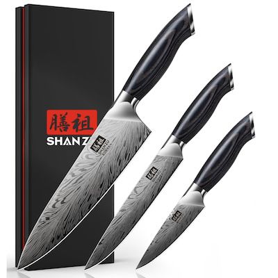 shan zu messerset 3-teilig aus pulverstahl für 55,92 euro im angebot