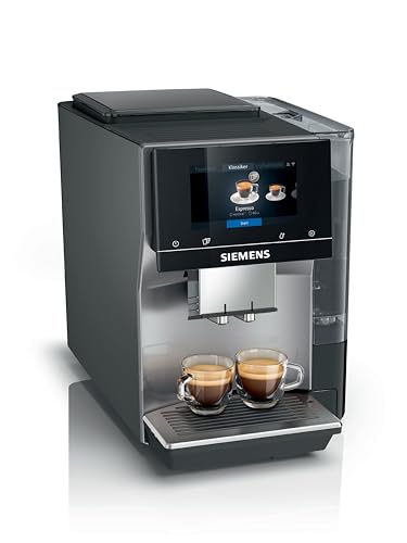 siemens eq700 classic tp715d01 kaffeemaschine vollautomatisch mit app steuerung, 10 kreationen