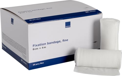 ABENA mullbinden 8 cm x 4 m, elastische bandage für wundpflege, sport und alltag