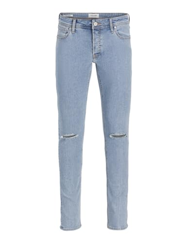 jack & jones jjiglenn jjoriginal mf 762 jeans herren, einfarbig, slim fit