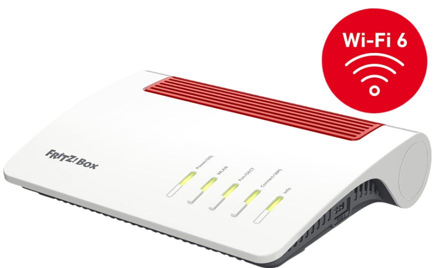 fritz!box 7590 ax dsl mesh router wi-fi 6 für 209,99 euro statt 237 euro