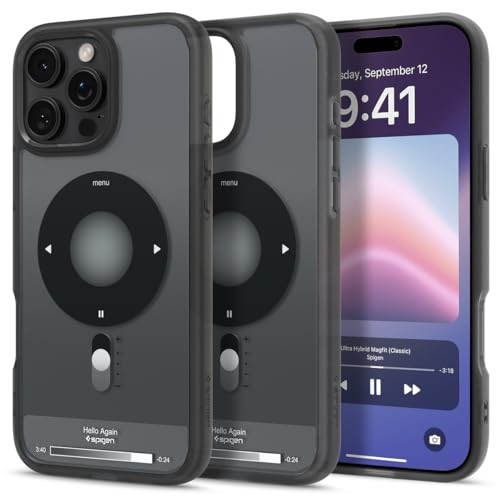 Spigen iPhone 16 Pro Hülle Ultra Hybrid MagFit Case Transparent Dünn Kompatibel mit MagSafe