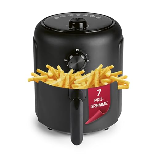 Produktbild: heißluftfritteuse 2,3l von gourmetmaxx mit timer, touchscreen und 8 funktionen - 1000 w