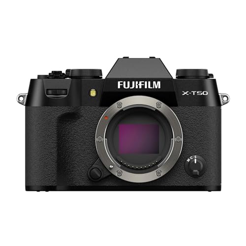 fujifilm x-t50 kameralbody schwarz, spiegellose systemkamera