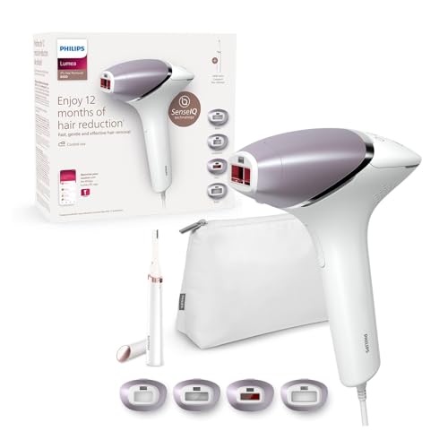 philips lumea ipl 9900 serie mit 4 aufsätzen br1951/00