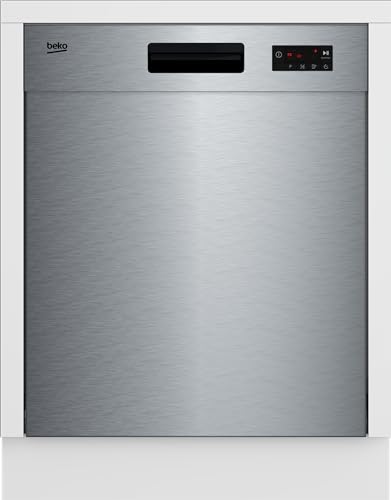 beko bdun15430x unterbau-geschirrspüler 60 cm, eek d, auto-open