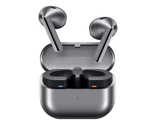 samsung galaxy buds3 kabellose bluetooth kopfhörer mit anc und 360 audio, silber