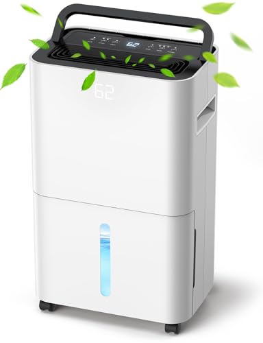 dehumifer elektrischer luftentfeuchter 20 l für 200 m, digitaldisplay, timer, kindersicherung