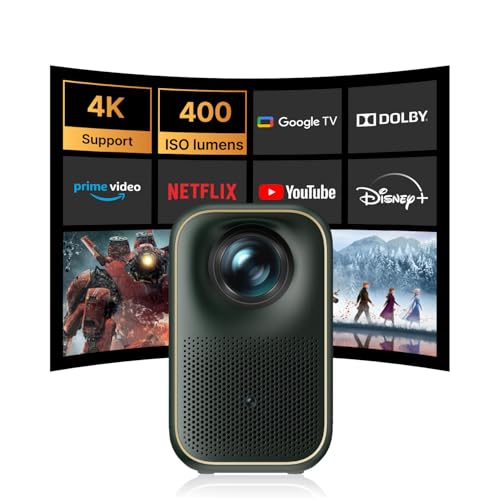 google tv xming page one beamer 1080p mit wifi 6 bluetooth für home cinema und outdoor