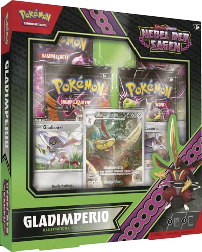 pokmon-sammelkartenspiel karmesin & purpur nebel der sagen gladimperio mit promokarte und boosterpacks