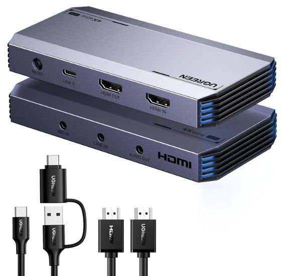ugreen hdmi capture card 4k 60hz 2k 144hz günstig für 71,98 euro
