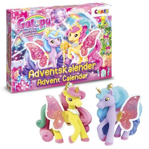 GALUPY Adventskalender 2026 Rainbow Unicorn mit 24 Überraschungen