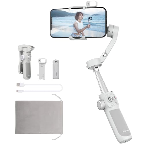 feiyutech vb4 gimbal smartphone stabilisator für samsung s23 und iphone 15/14 mit verlängerungsstab