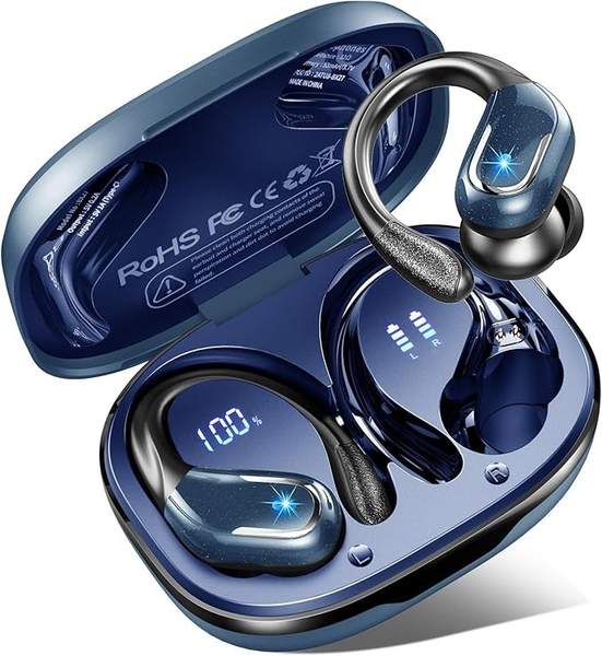 Bluetooth Kopfhörer 5.4 Sport, Kabellos, HiFi Stereo, IP7 Wasserdicht, Noise Cancelling