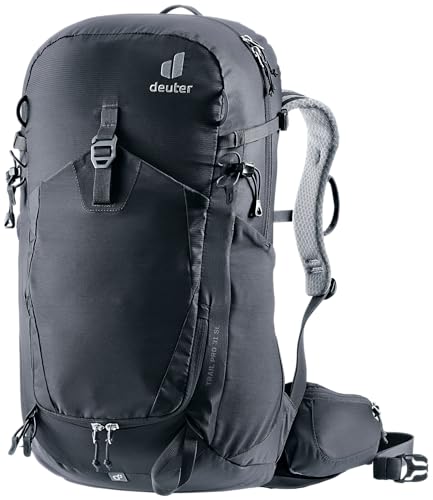 Produktbild: klettersteig-wanderrucksack deuter trail pro 31 sl damen 31l 1350g schwarz