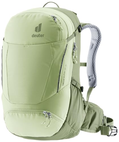 deuter trans alpine 28 sl damen fahrradrucksack 28 liter mineral grove regenhülle