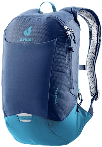 deuter junior bike 8 kinder fahrradrucksack 8 l, airstripes-system, reflektierend, pfis-frei