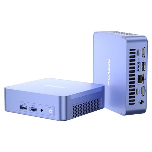 geekom ai mini pc ax8 pro, amd ryzen r9, 32gb ram, 2tb ssd, windows 11 pro, wi-fi 6e