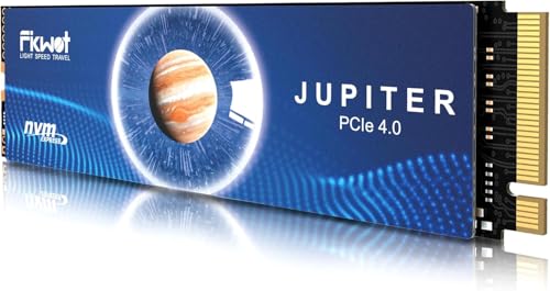 fikwot 2TB m.2 nvme ssd, pci-e gen4, bis 7300mb/s, intern für ps5 und laptop