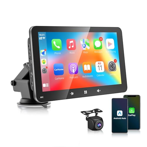 android auto wireless carplay display 7 zoll touchscreen rückfahrkamera für autos Motorräder LKWs