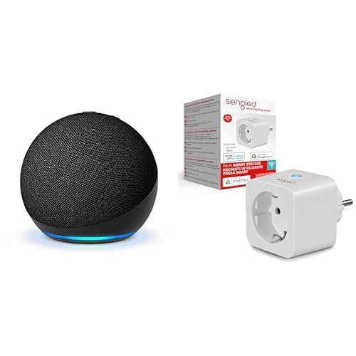 echo dot 5. generation 2er pack, anthrazit + sengled smart plug, alexa kompatibel