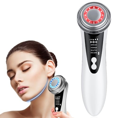 gesichtsmassagegerät, faltenentferner 6 in 1, vibrationsmassagegerät, gesichtspflege, gesichtsreinigung