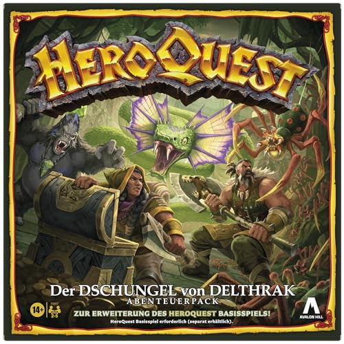 HeroQuest Abenteuerpack Dschungel von Delthrak Spiel für Fans