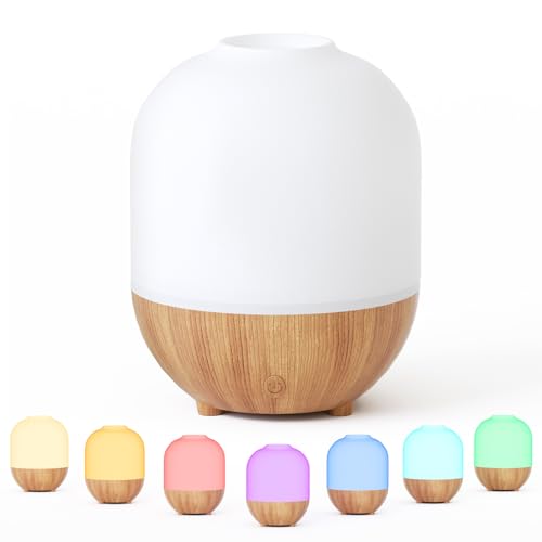 aroma diffuser salubrito 100ml ultraschall diffusor ätherische öle holzmaserung luftbefeuchter für zuhause büro
