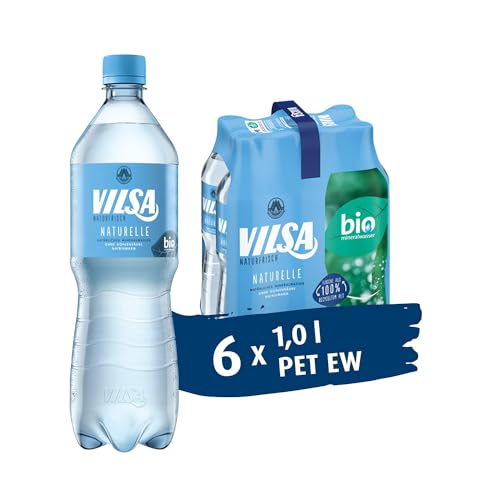 vilsa mineralwasser naturelle 6 x 1,0 l pet flasche