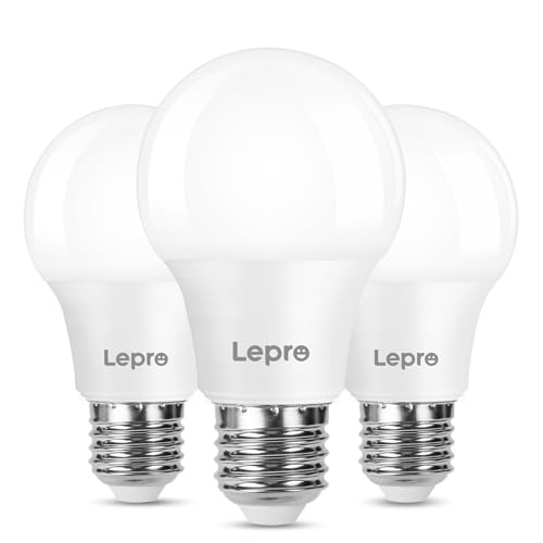 lepro 8.5W E27 LED glühbirne warmweiß 806 lumen ersetzt 60W 2700K 3 Stück
