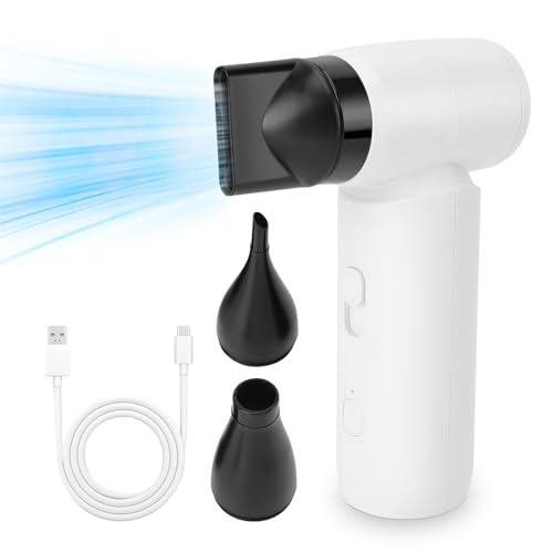 cocoarm föhn tragbarer handventilator, wiederaufladbar, 80.000 u/min, einstellbar