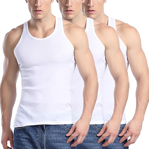 Produktbild: TANTOMI unterhemd herren 3er pack, tank top für sport, fitness und alltag