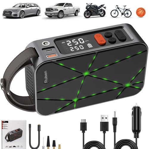 yunlan elektrische luftpumpe 150PSI tragbare akku kompressor für auto fahrrad ballsport