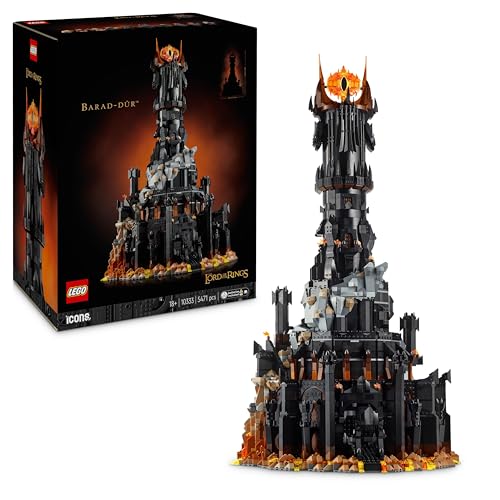 lego icons herr der ringe sammlerstück 10333 für fans