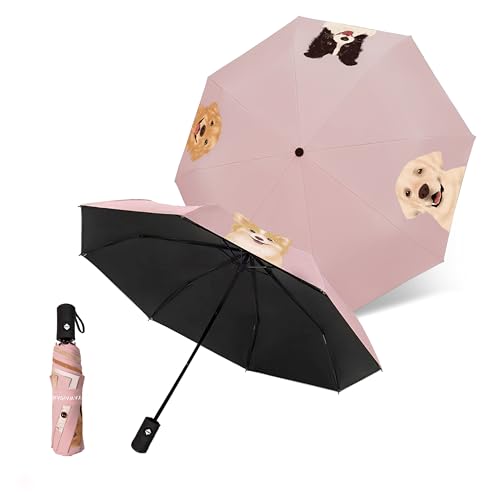 rainaway kompakt-regenschirm, leicht & tragbar, faltbar, upf50+ sonnenschutz, 350g